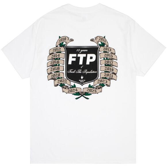 FTP 15 Year Anniversary White T Shirt Size Large NWT - Picture 1 of 5